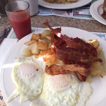 Wisdom Diner - Yummy over easy eggs, home fries and crispy bacon! Delish! - Diners Near Me - Bordentown, New Jersey Wisdom Diner - Yummy over easy eggs, home fries and crispy bacon! Delish! - Diners Near Me - Bordentown, New Jersey
