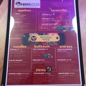 Korealicious - Menu - Korean Near Me - Lemoyne, Pennsylvania