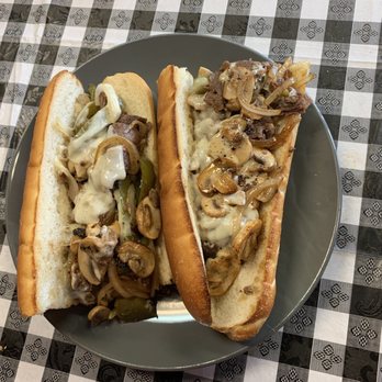 Manny's PIZZA - Huge cheese steak - Pizza Near Me - Union, New Jersey
