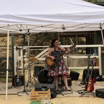 Adams' Pack Station - Ashley Kay of Two Smokin' Barrels doing a solo number - Rest Stops Near Me - Arcadia, California