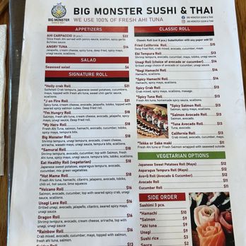 Big Monster Sushi&Thai KAPAA - Thai Near Me - Kapaa, Hawaii Big Monster Sushi&Thai KAPAA - Thai Near Me - Kapaa, Hawaii