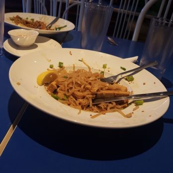 Phnom-Penh Restaurant - Pad thai is more like soy sauce watery noodles. Not very good in my books. Service was pretty bad. - Thai Near Me - Kingston, Ontario