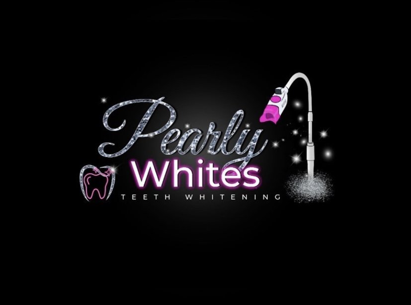 Pearly Whites Teeth Whitening Logo