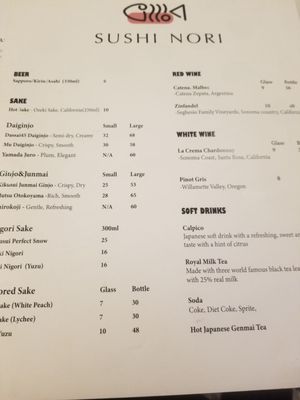 Menu photo 8 Sushi Nori Seattle, WA