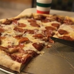 Classic pepperoni pizza. Classic pepperoni pizza.