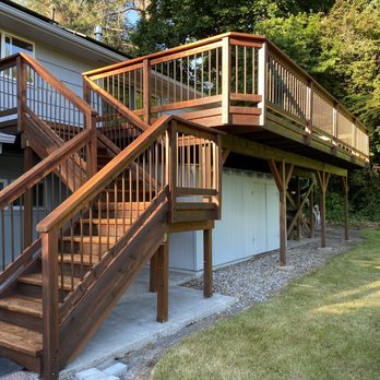 Stelzer Painting Inc - I've tried my best to keep this deck looking sharp for the last 15 years. One of my favorite customers. - Painters Near Me - Portland, Oregon Stelzer Painting Inc - I've tried my best to keep this deck looking sharp for the last 15 years. One of my favorite customers. - Painters Near Me - Portland, Oregon