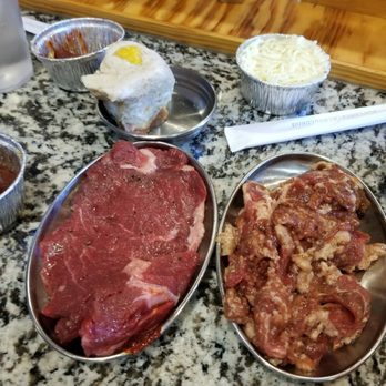 Let's Meat Kbbq - The Bulgogi on the left is top notch. - Korean Near Me - Charlotte, North Carolina Let's Meat Kbbq - The Bulgogi on the left is top notch. - Korean Near Me - Charlotte, North Carolina