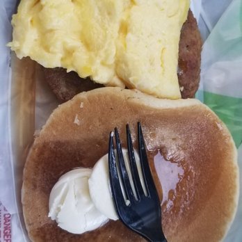 McDonald's - a breakfast of pancakes, eggs, and a fork - Fast Food Near Me - Syosset, New York