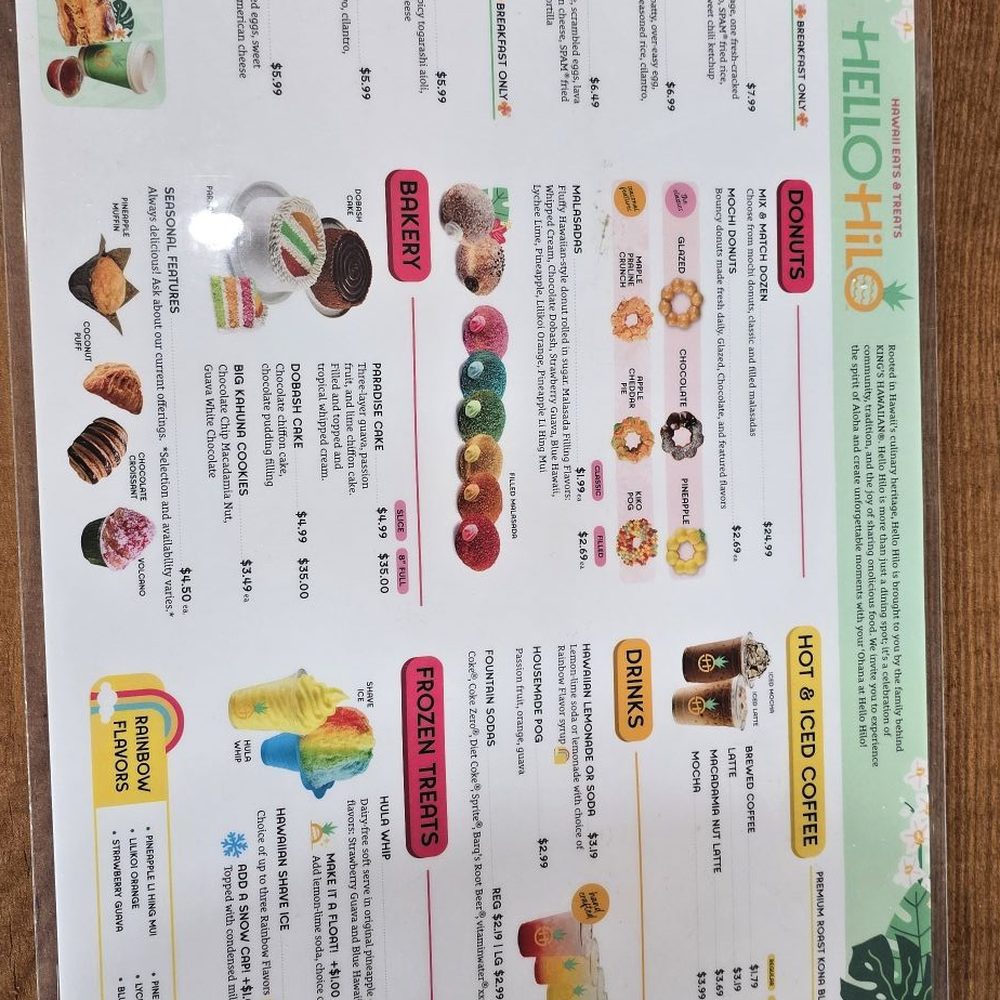 Hello Hilo - Dessert menu - Breakfast & Brunch Near Me - Gainesville, Georgia Hello Hilo - Dessert menu - Breakfast & Brunch Near Me - Gainesville, Georgia