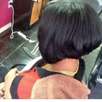 Olga Beauty Salon - Asymmetrical cut. #OlgaSpecialty - Hair Stylists Near Me