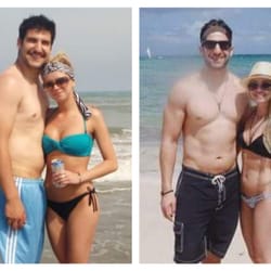 Stars and Stripes CrossFit - me and my husbands transformation since starting Crossfit!
