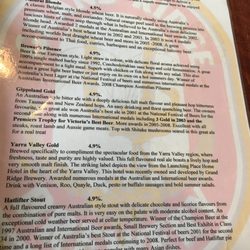 Grand Ridge Brewery - Tasting notes