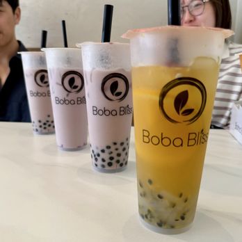 Boba Bliss - Tropical Passionfruit Tea and Natural Ube Taro Milk - Bubble Tea Near Me - Castro Valley, California Boba Bliss - Tropical Passionfruit Tea and Natural Ube Taro Milk - Bubble Tea Near Me - Castro Valley, California