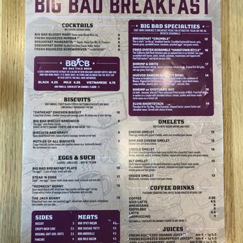 Big Bad Breakfast - Memphis - Menu - New American Near Me - Memphis, Tennessee Big Bad Breakfast - Memphis - Menu - New American Near Me - Memphis, Tennessee