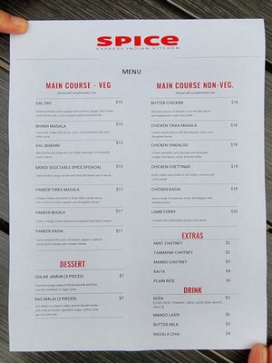 Menu photo 4 Spice Express Indian Kitchen Pigeon Forge, TN