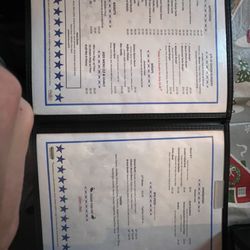 Rustic Saloon - Menu
