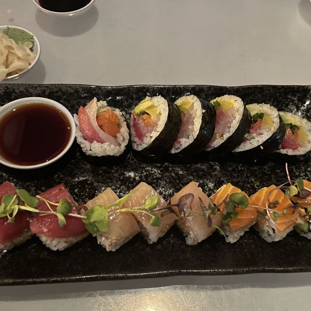 Joto - Futo roll (top); Prism roll (bottom) - Japanese Near Me - Chicago, Illinois Joto - Futo roll (top); Prism roll (bottom) - Japanese Near Me - Chicago, Illinois