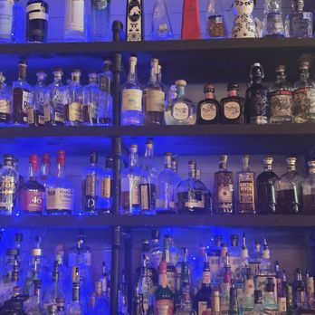 Screaming Goat Yard & Tap - Full service bar (one of two cabinets) - Coffee & Tea Near Me - Spring Branch, Texas