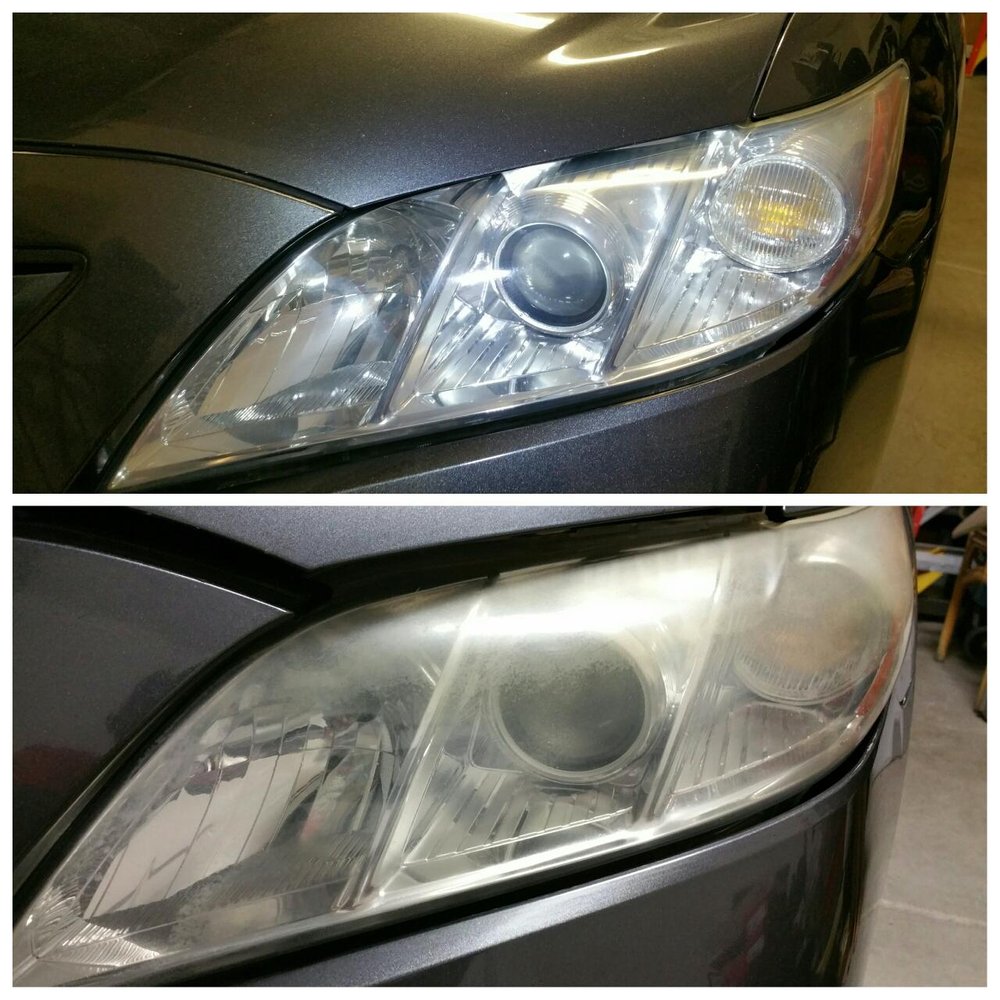 Ed's headlight restoration work on my 2007 Camry LE