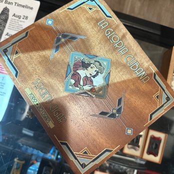 Culebra Cigar - Empty cigar box that I got to take my cigars home that I purchased. - Cigar Bars Near Me - Ontario, California