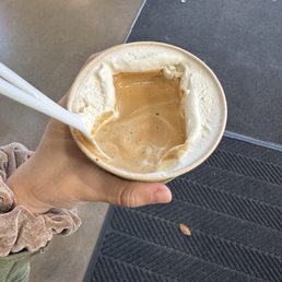 affogato with vanilla gelato! affogato with vanilla gelato!