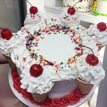 Bruster's Real Ice Cream - a birthday cake - Ice Cream & Frozen Yogurt Near Me - Columbus, Georgia