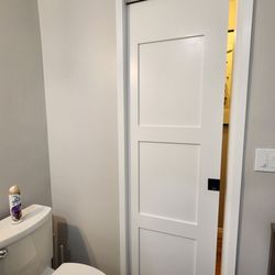 AMI Handyman Services - Pocket door closes smooth, like butter.
