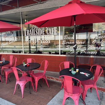 Toula's Trailside Cafe - Outdoor seating at Toula's. - Breakfast & Brunch Near Me - Tarpon Springs, Florida Toula's Trailside Cafe - Outdoor seating at Toula's. - Breakfast & Brunch Near Me - Tarpon Springs, Florida