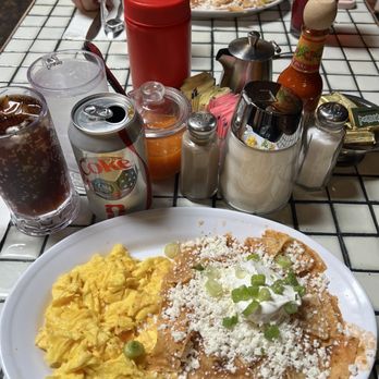 Montclair Egg Shop - Chilaquiles w/ scrambled eggs. Meh generous 3/5 - Breakfast & Brunch Near Me - Oakland, California Montclair Egg Shop - Chilaquiles w/ scrambled eggs. Meh generous 3/5 - Breakfast & Brunch Near Me - Oakland, California