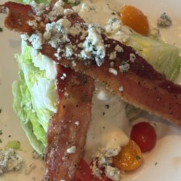 Wedge with Bleu Cheese and Smoked Bacon Wedge with Bleu Cheese and Smoked Bacon