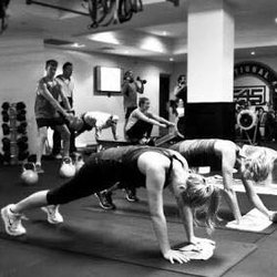 F45 Training Brunswick East - Excising at F45. Image credit: F45