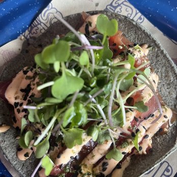 Nixta Taqueria - Tuna Tostada - delicious - Mexican Near Me - Austin, Texas