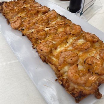 U-Tiki Beach - Island BBQ Shrimp flatbread - Seafood Near Me - Jupiter, Florida U-Tiki Beach - Island BBQ Shrimp flatbread - Seafood Near Me - Jupiter, Florida
