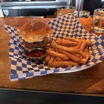 Beach Ave Bar And Grill - Chicken sandwich with fries - Seafood Near Me - Vancouver, British Columbia Beach Ave Bar And Grill - Chicken sandwich with fries - Seafood Near Me - Vancouver, British Columbia