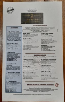 Menu photo 7 1877 Pub & Grub Conover, NC