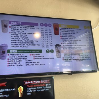 Kung Fu Tea - Menu - Coffee & Tea Near Me - Orlando, Florida