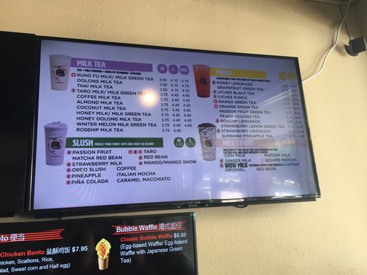 Menu photo 4 Kung Fu Tea Orlando, FL
