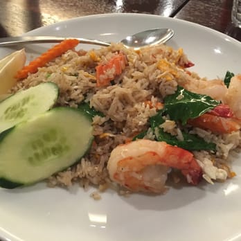 Resturant Gati Thai - Fried rice with prawn; fresh, fragrant and the brown rice is a great touch! - Thai Near Me - Kellyville, NSW
