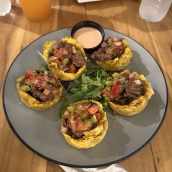 Pura Vida - Tostones appetizer - Seafood Near Me - Humacao, Puerto Rico Pura Vida - Tostones appetizer - Seafood Near Me - Humacao, Puerto Rico