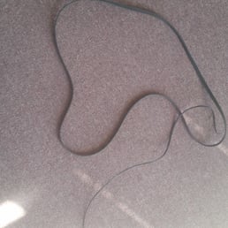 new belt that CS replaced ($100)lasted 1 week and took it to another shop they told be it was the wrong size $15 fix