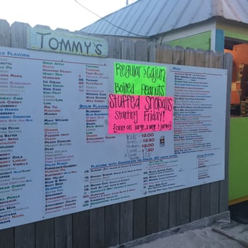Tommy's Snoballs - Ice Cream & Frozen Yogurt Near Me - Navarre, Florida Tommy's Snoballs - Ice Cream & Frozen Yogurt Near Me - Navarre, Florida