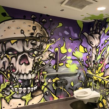 Zombie Burger + Bird - Men's Room Was Exciting - Burgers Near Me - Des Moines, Iowa Zombie Burger + Bird - Men's Room Was Exciting - Burgers Near Me - Des Moines, Iowa