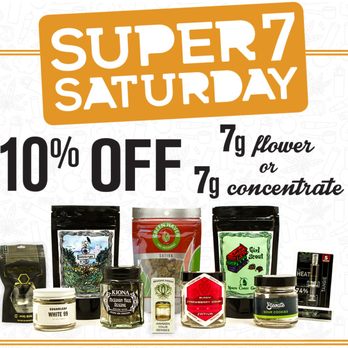 2020 Solutions - Super 7 Saturday. 10% off 7 grams of flower or 7 grams of concentrate. - Cannabis Dispensaries Near Me - Bellingham, Washington 2020 Solutions - Super 7 Saturday. 10% off 7 grams of flower or 7 grams of concentrate. - Cannabis Dispensaries Near Me - Bellingham, Washington