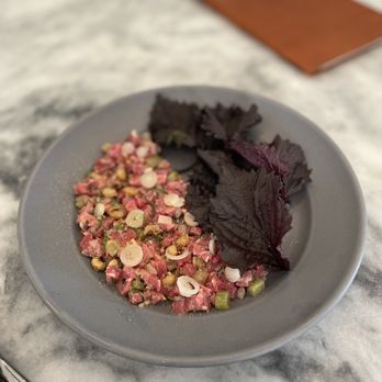 Henrietta Red - Beef TarTare - New American Near Me - Nashville, Tennessee