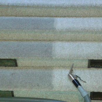 Arrow Steam - A customer's steps steam cleaned. Night and day difference! - Carpet Cleaning Near Me - Charlotte , North Carolina