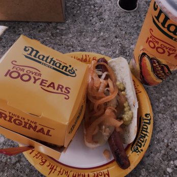 Nathan's Famous - I love the packaging. - Hot Dogs Near Me - Brooklyn, New York