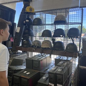 Action Military Surplus - He's able to name each type of helmet for which war - Uniforms Near Me - Sacramento, California Action Military Surplus - He's able to name each type of helmet for which war - Uniforms Near Me - Sacramento, California