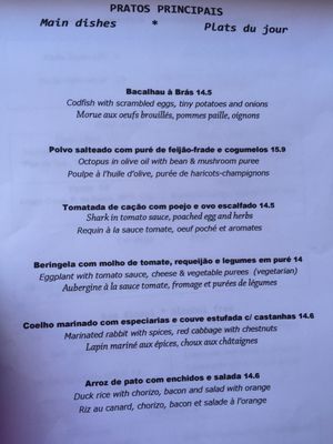 Menu photo 1 Mercearia do Século Lisbon, 11 Menu photo 1 Mercearia do Século Lisbon, 11
