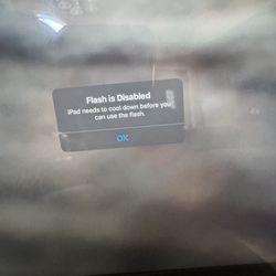 Fix My Gadget - Notification that keeps popping up when trying to use the camera.