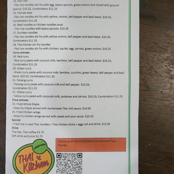 Thai Kitchen Express - the menu for the restaurant - Thai Near Me - Lubbock, Texas